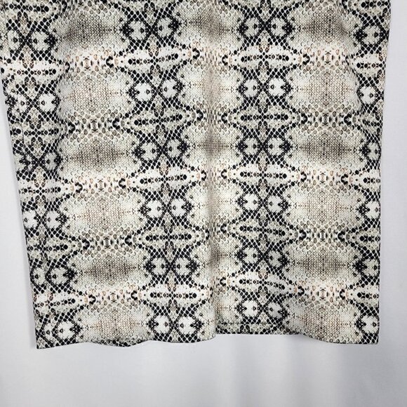 Eloquii Women's Column Snake Skin Knee Lgth Pencil Skirt Pull On Stretch Size 22 - Picture 5 of 12